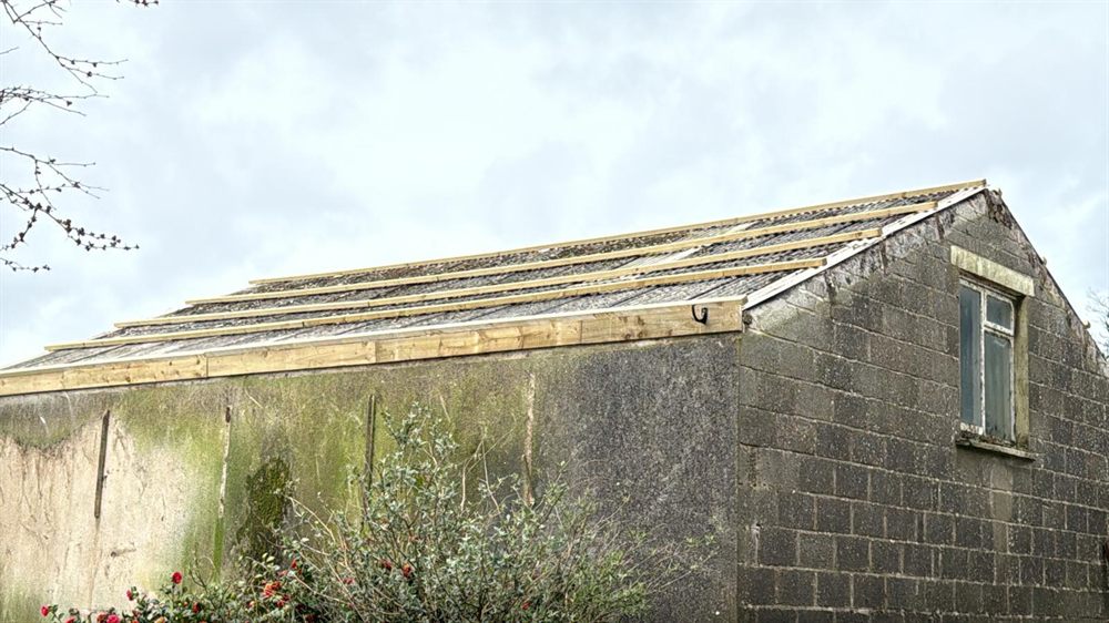 Asbestos Over Cladding — a recent ESW job